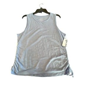 Nine West Women Sleeveless Tank Lavender Rauch sides Size XL